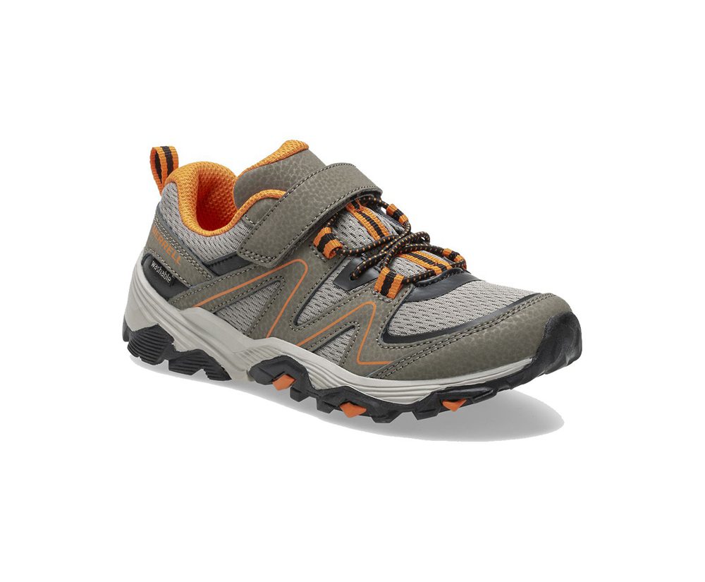 Merrell Hiking Shoes Grey - Trail Quest - Kids 32GAXOEFQ